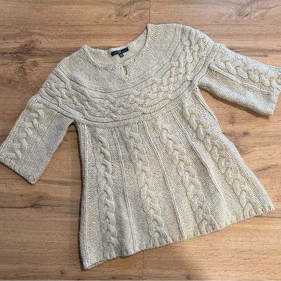 GAP chunky babydoll cable knit y2k sweater - Picture 3 of 12
